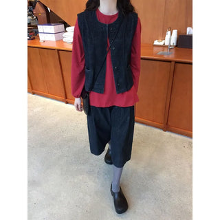 Corduroy vest