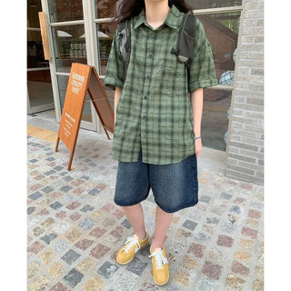 5/8 length denim pants