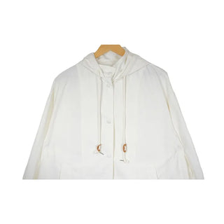 String Hooded Military Jacket Parka