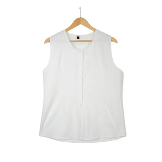 Sleeveless shirt blouse