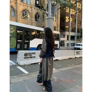 Polka dot long dress