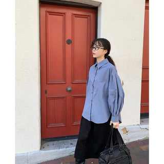 Basic long flared skirt