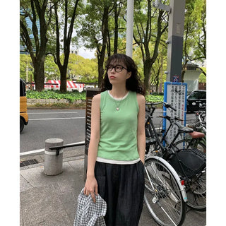 Oversized linen check shirt