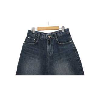 5/8 length denim pants