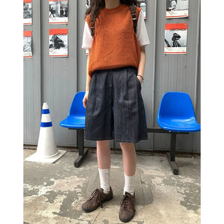 Mesh knit vest
