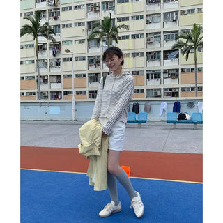 Simple cotton shorts