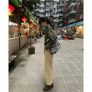Lettering Shoulder Eco Bag