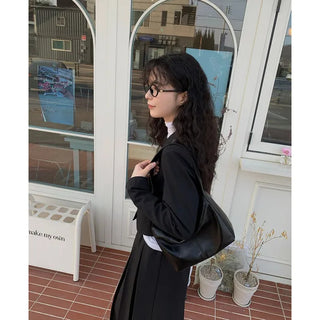 Glasses with thick frames and no lenses