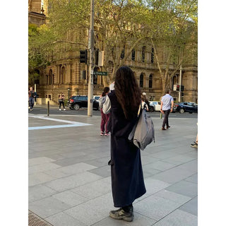 Striped backpack