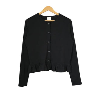 Pleated panty cardigan