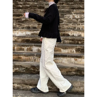 Pleated panty cardigan