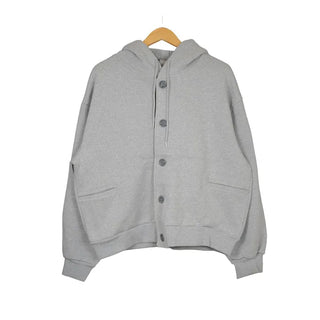 Button-up oversized hoodie