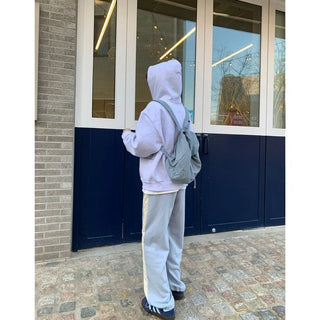 Button-up oversized hoodie