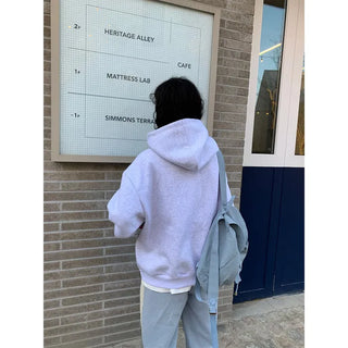 Button-up oversized hoodie