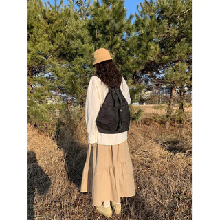 Tiered long skirt