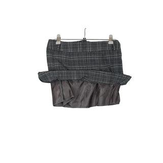 Checkered mini skirt