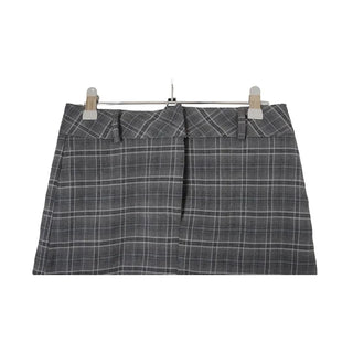 Checkered mini skirt