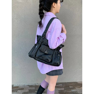 Checkered mini skirt