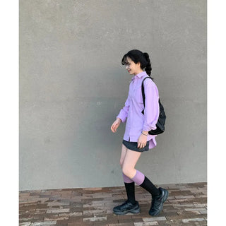 Checkered mini skirt