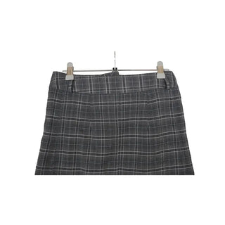 Checkered mini skirt