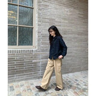 Wide cargo pants