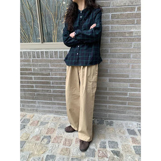 Wide cargo pants