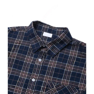 Oversized check shirt