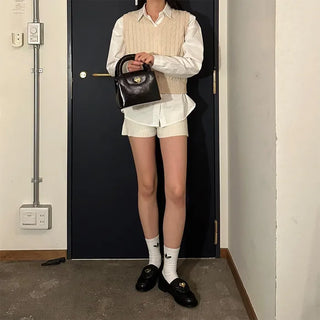 Oversized pastel shirt