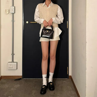 Oversized pastel shirt