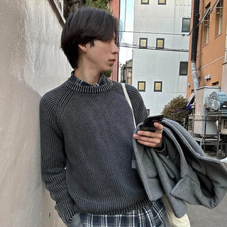 (Unisex) Pigmented Round Knit