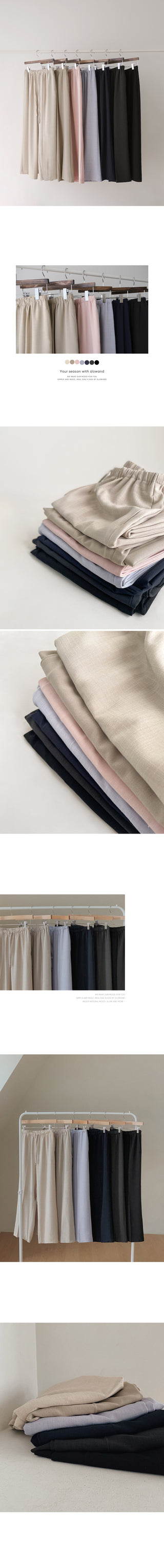 Cooling linen leg-lengthening pants - 7 colors