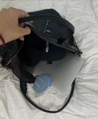 (2 colors) Leather Shoulder Bag