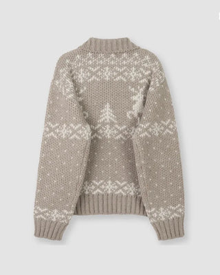Snow knit hoodie - 2 colors