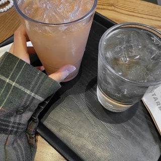 Oversized long-sleeved vintage check shirt