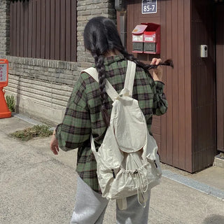 Autumn long-sleeved oversized pink shirt