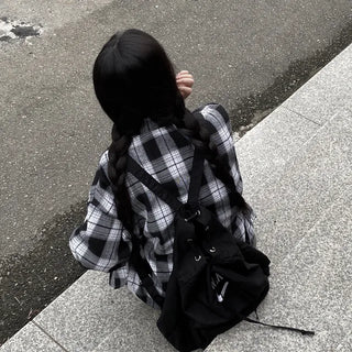 Autumn long-sleeved oversized pink shirt