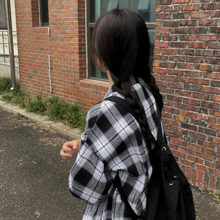 Autumn long-sleeved oversized pink shirt