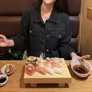 Autumn cropped denim loose-fit jacket