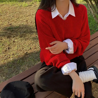 White Loose Fit Cotton Long Shirt