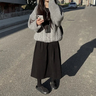 Twist Knit Puff Hoodie