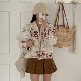 Nordic Oversized Knit Cardigan