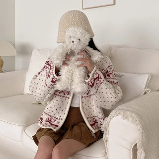 Nordic Oversized Knit Cardigan