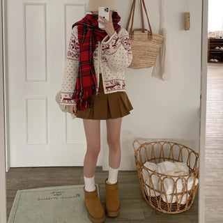 Nordic Oversized Knit Cardigan