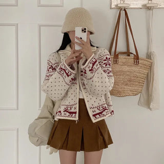 Nordic Oversized Knit Cardigan