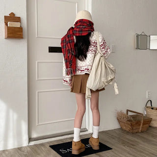 Nordic Oversized Knit Cardigan