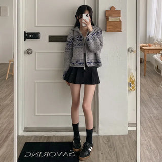 Nordic Oversized Knit Cardigan