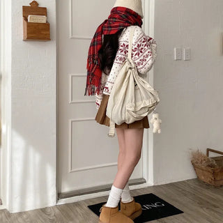 Nordic Oversized Knit Cardigan