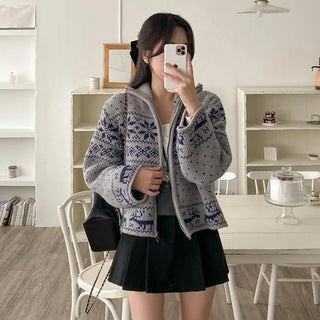 Mini A-line shirred faux pocket frill skirt