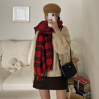 Twist Puff Front Round Oversized Knit