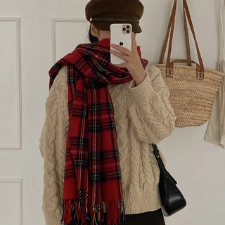Twist Puff Front Round Oversized Knit